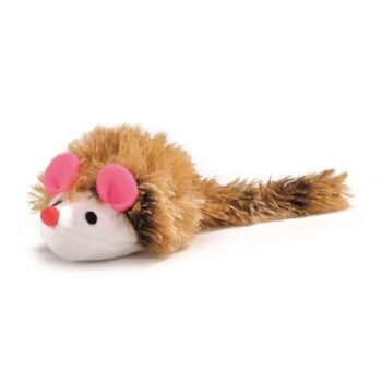 Langpelset plysmus 12x7 cm