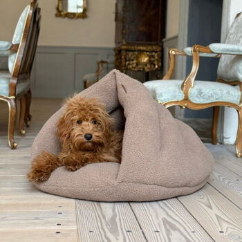 Elfe hule hundekurven /  brun