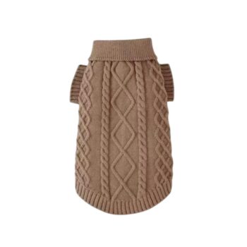 Hunde striktrøje / latte - Small