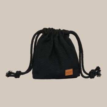 Godbidstaske / Perfekt til træning og gåture - Canvas (sort)