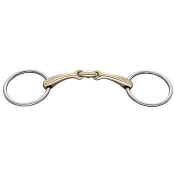 HS Trensebid, Dynamics RS med løse ringe, 3-delt - 16mm