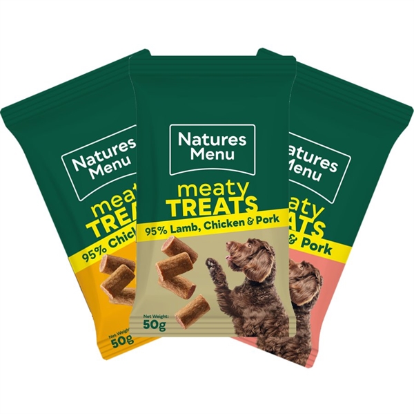 Natures Menu Barf Bites MIX kasse, 12 poser
