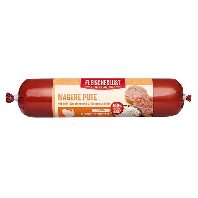 Fleischelust med Kalkun, 400g