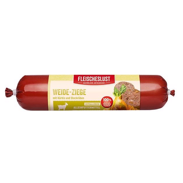 Fleischelust med ged, 400g