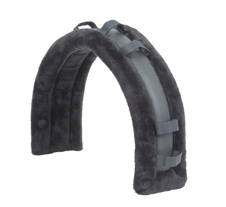 Wahlsten Fluffy selepude - Sort, Pony (80 CM)