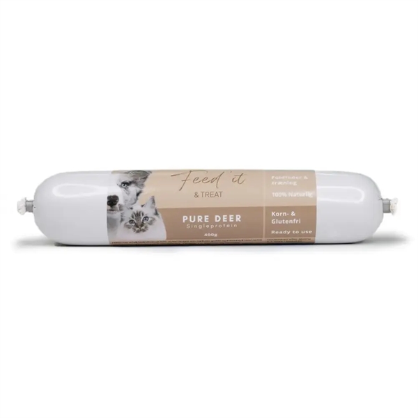 Feed´It og Treat Pure Deer, 400g
