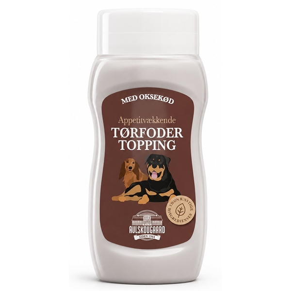Avlskovgaard tørfoder topping, Okse, 300ml