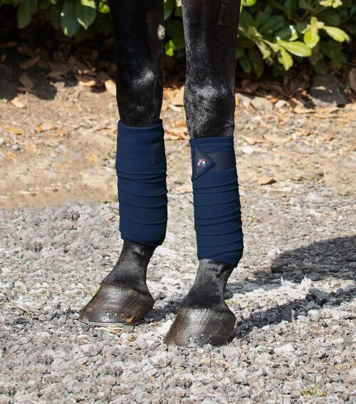 Premier Equine Polo Fleece bandager - Navy