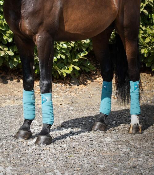 Premier Equine Polo Fleece bandager - Turkis