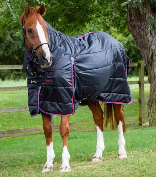 Premier Equine Combo stald dækken 200g - Sort, 5,6" (115cm)