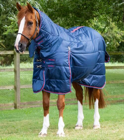 Premier Equine Combo stald dækken 200g - Navy, 5,6" (115cm)