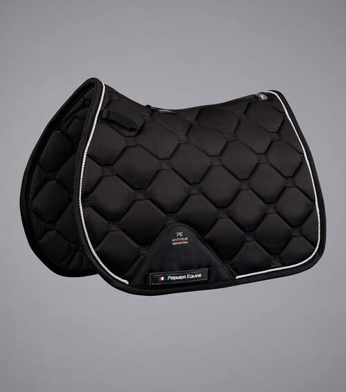 Premier Equine Saltare Close Contact sadelunderlag - Spring - Sort