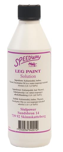 Speedway leg paint