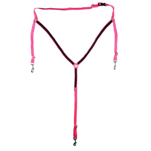 Fortøj i nylon - Pink/sort