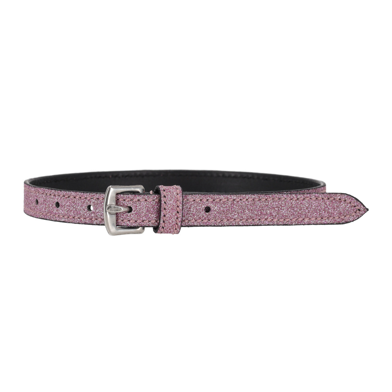 QHP Shine sporeremme med glimmer - Pink