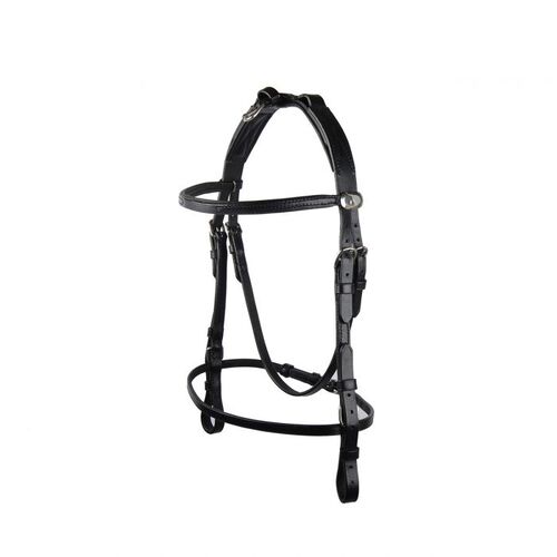 GP Tack læder trense - Pony