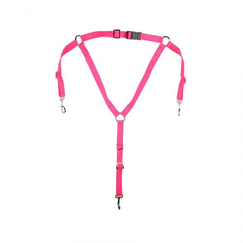 Nylon fortøj - bred model - Pony/shetland - Pink