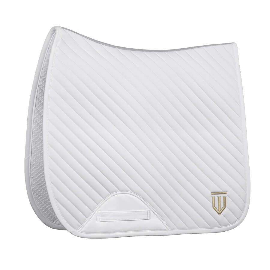 Winderen Elegance sadelunderlag dressur - Hvid (full-17 tommer)