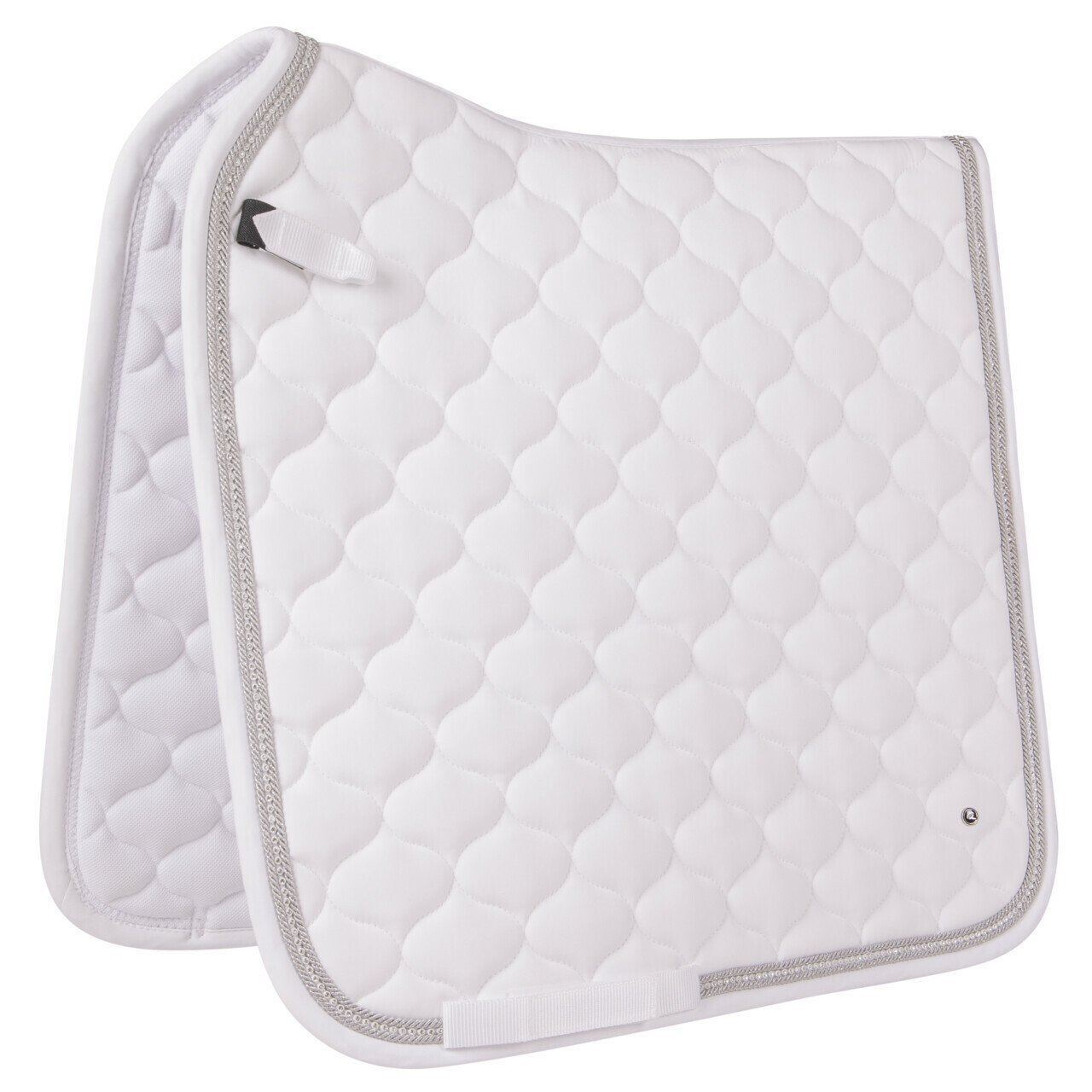 QHP Sparkle dressurunderlag - hvidt - Full