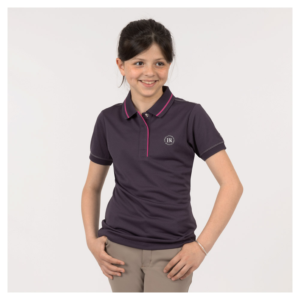 BR Chelsy polo T-shirt - lilla - 116