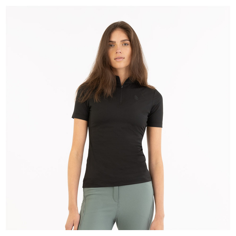 BR Ida T-shirt med lynlås - XS - Sort
