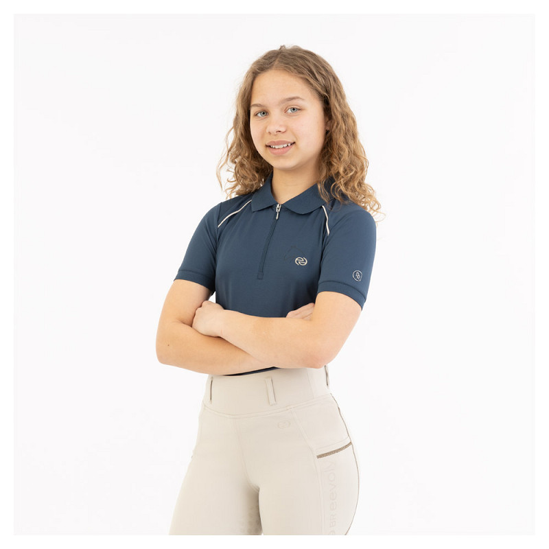 BR Eevolv Immy polo T-shirt - flere farver - 128 - Mørk blå