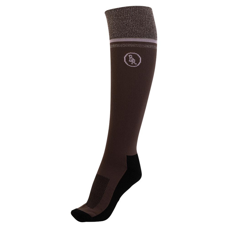 BR Joanne ridestrømper - flere farver - 31/34 - Brun/lilla