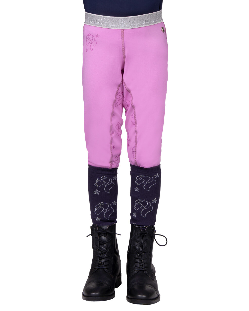 QHP Gwenn ridetights - pink - 98