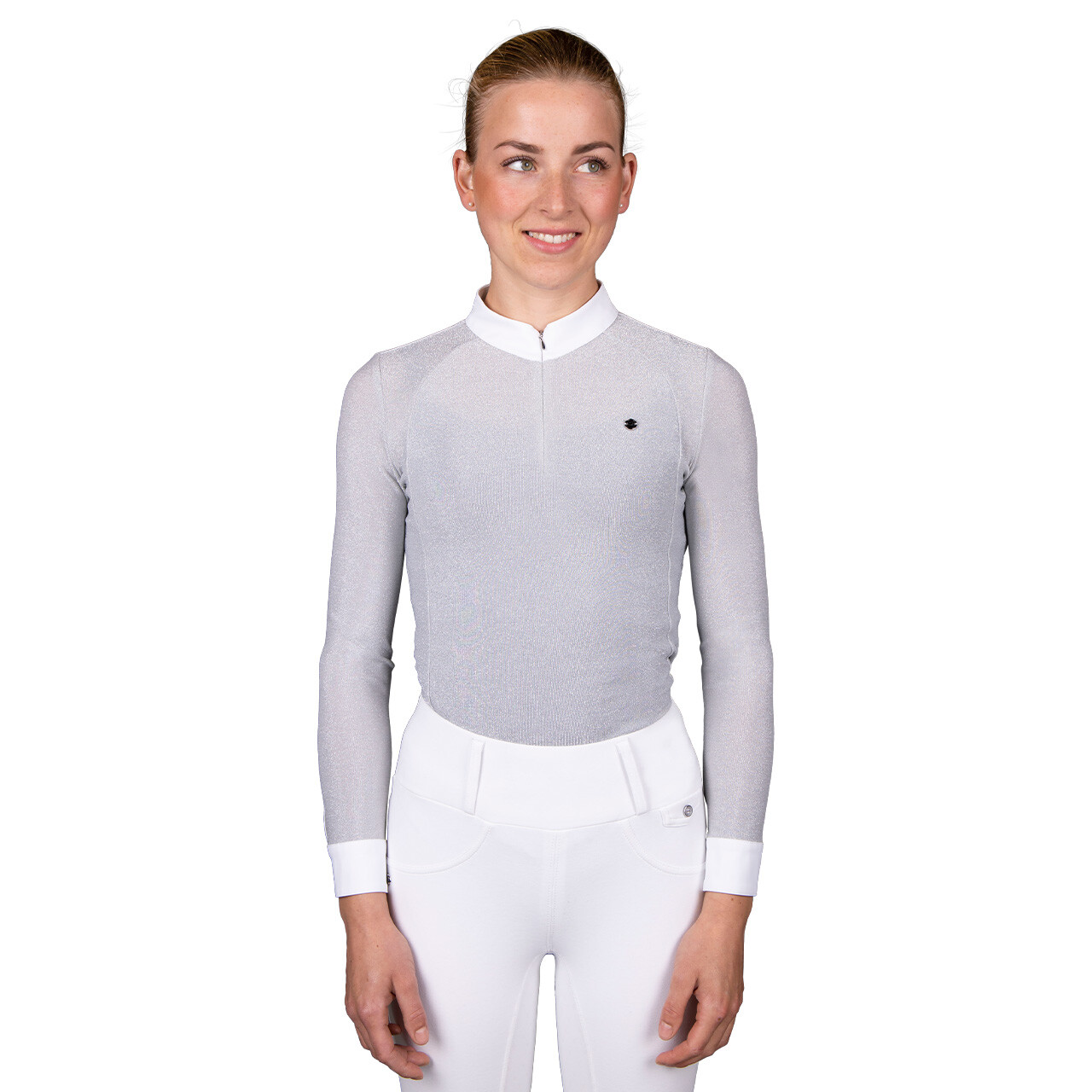 QHP Juliet stævnebluse - sølv - 176 - Sølv