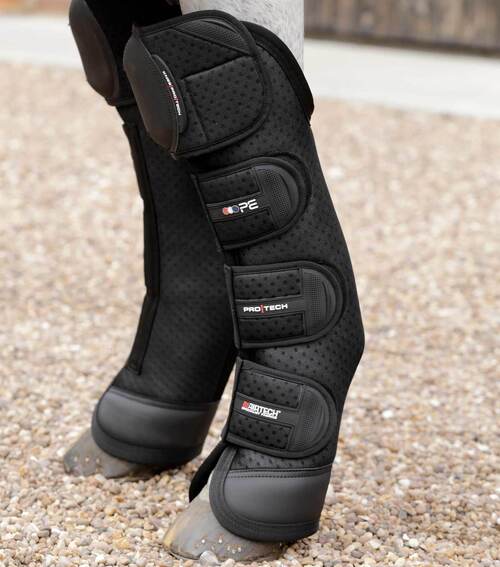 Premier Equine Airtechnology Knee Pro-Tech transportgamacher - Sort, S