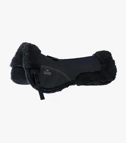 Premier Equine Airtechnology Shockproof Wool Half Pad - Sort/sort