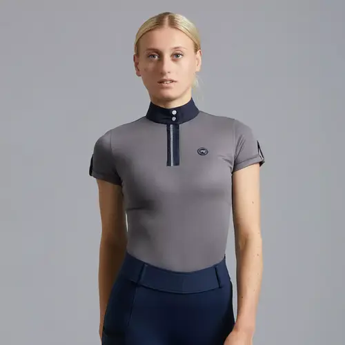 Premier Equine ridebluse Amia - Antracitgrå - 34