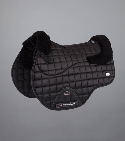 Premier Equine Atlantis CC Satin spring underlag - Sort/sort merino