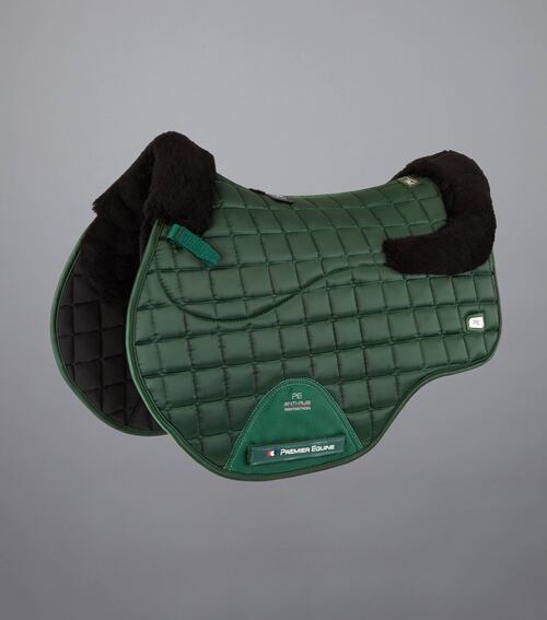 Premier Equine Atlantis CC Satin spring underlag - Oliven/sort merino