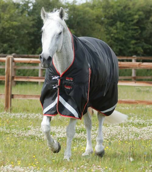 Premier Equine Buster Hardy dækken 100g med høj hals - Sort - 5,0  115cm