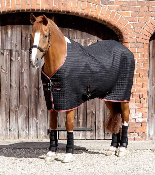 Premier Equine Dry-Tech Cooler dækken - Sort - 5,6" (125cm)