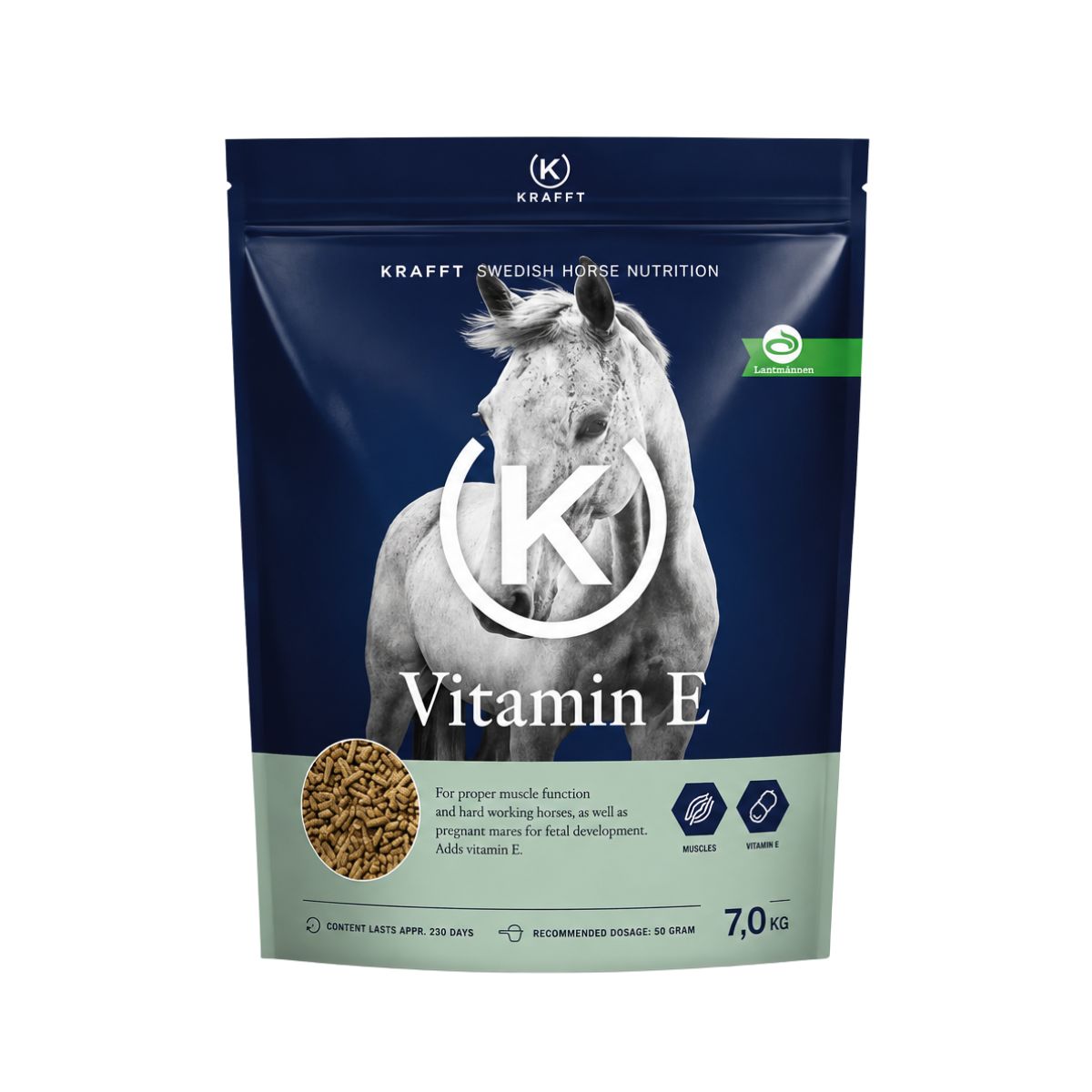KRAFFT Vitamin E Pellets 7,0 kg. pose