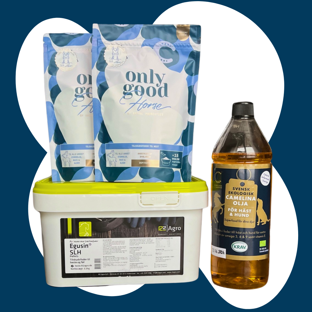 Kombipakke Egusin SLH og Onlygoodhorse og Camelina olie