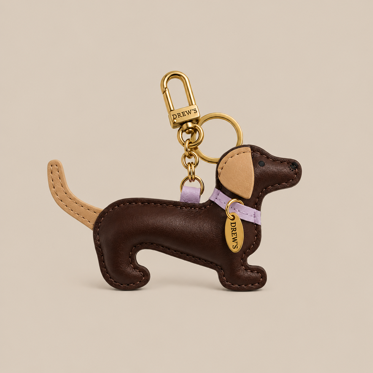 Lavender / Charm til taske (gravhund)