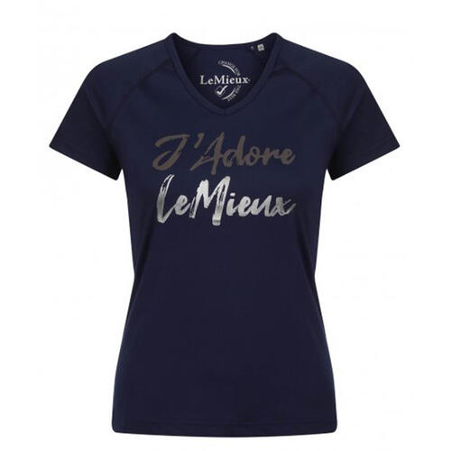 LeMieux t-shirt "Adore" - Navy - XS