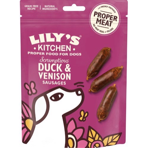 Lilys Kitchen Sausages Duck & Venison