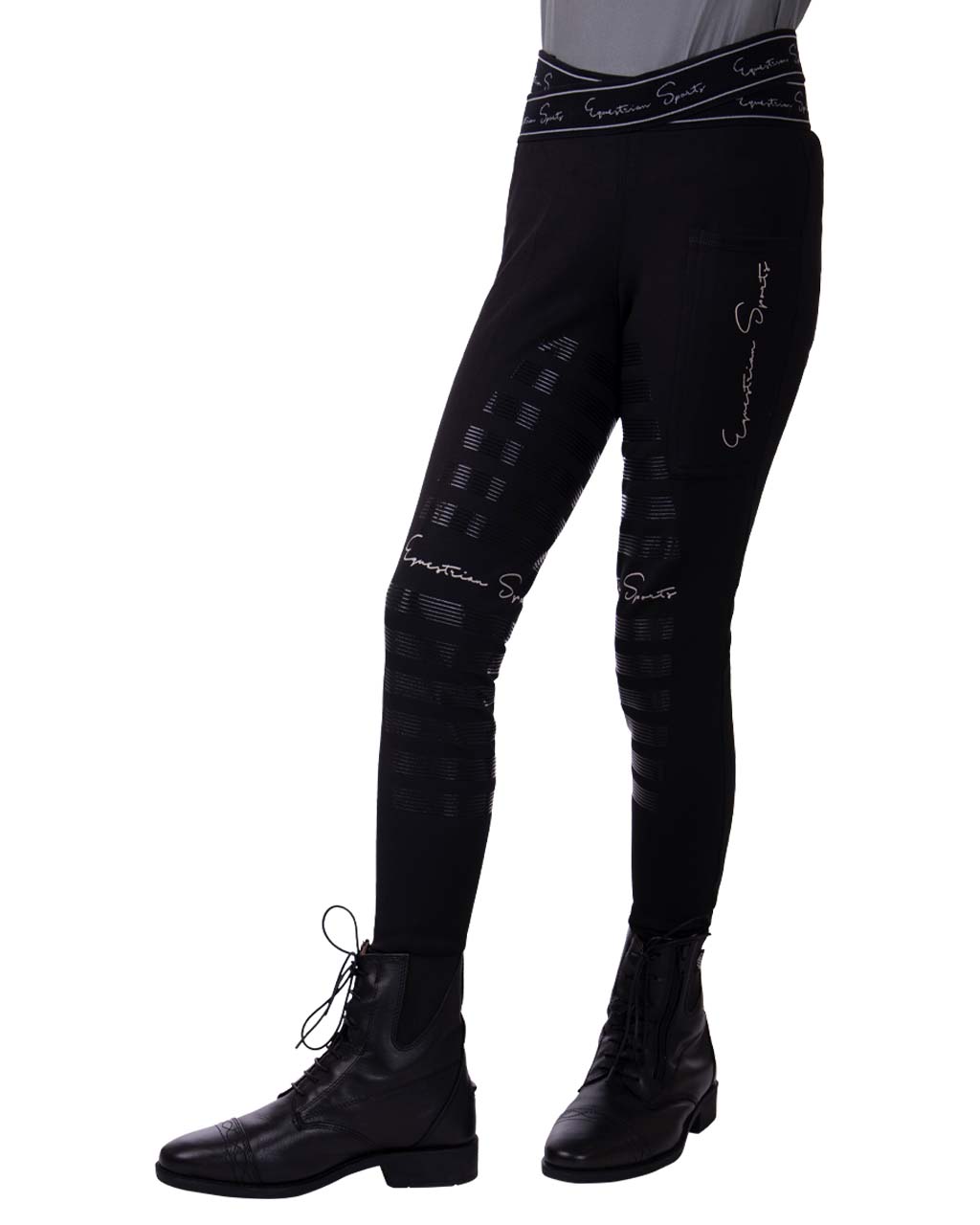 QHP Karley vinterridetights med fullgrip - 116