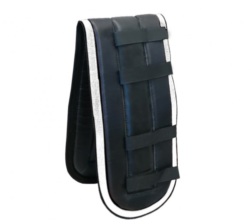 Star Tack seleunderlag - Pony - Sort/hvid