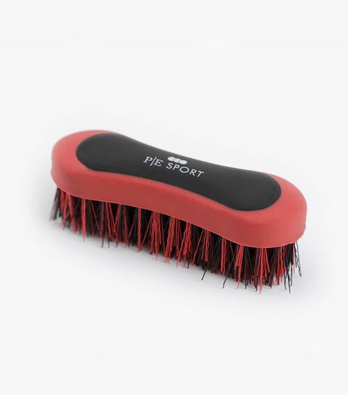 Premier Equine Soft-Touch hov børste - Sort/rød