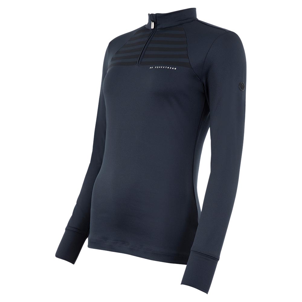 BR Stacy half zip pullover - navy - XS