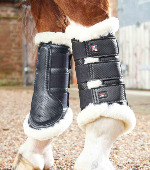 Premier Equine Techno Wool gamacher - Sort, S