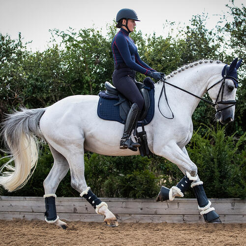Premier Equine Techno Wool gamacher - Navy, S
