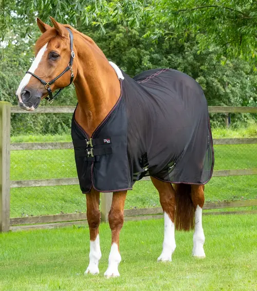 Premier Equine netdækken Ventoso - Sort - 5,0  115cm