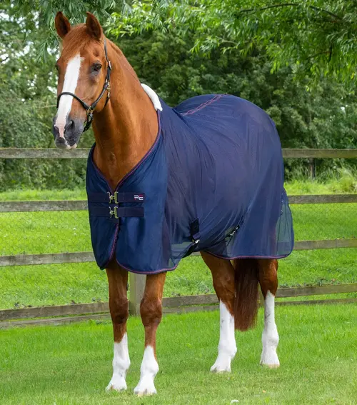 Premier Equine netdækken Ventoso - Navy - 5,0  115cm