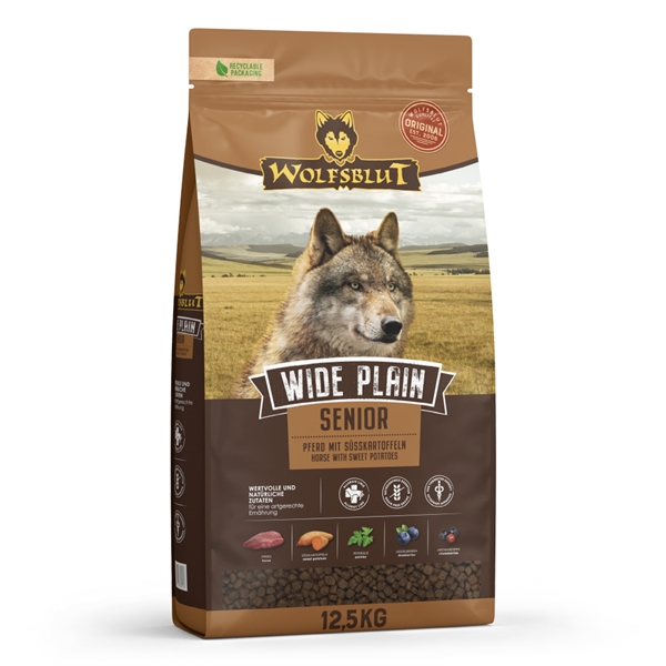WolfsBlut Wide Plain Senior, 12.5 kg